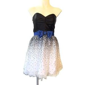 Jessica McClintock For GUNNE SAX Tulle Party/ Prom Strapless Dress Size 7